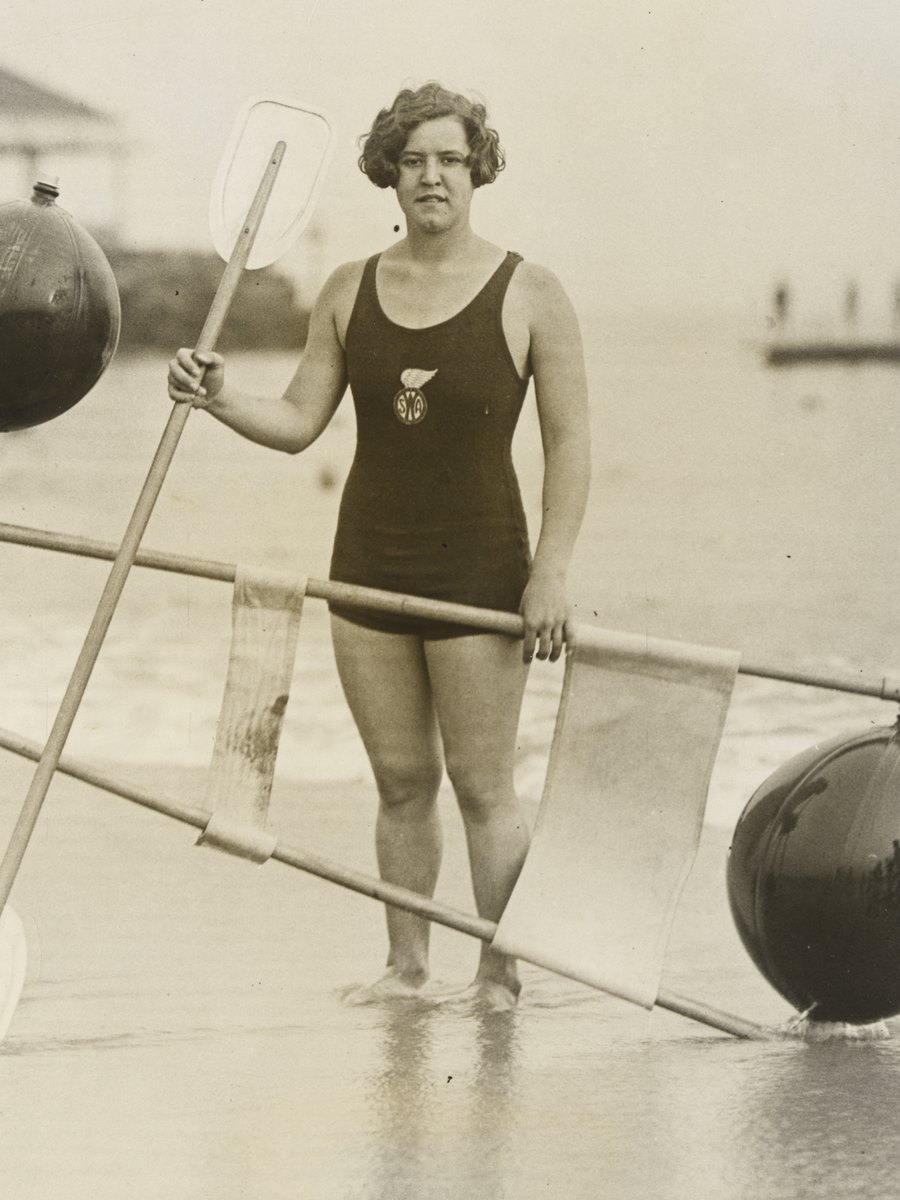 Portrait of Gertrude Ederle, 1925